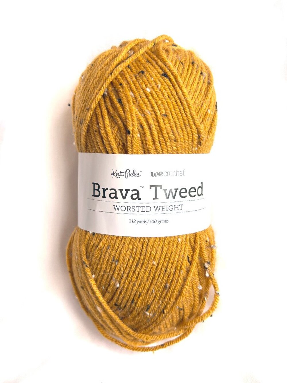 LOT of 5, Brava Tweed Yarn by Knit Picks, Color Goldenrod - Picture 3 of 9